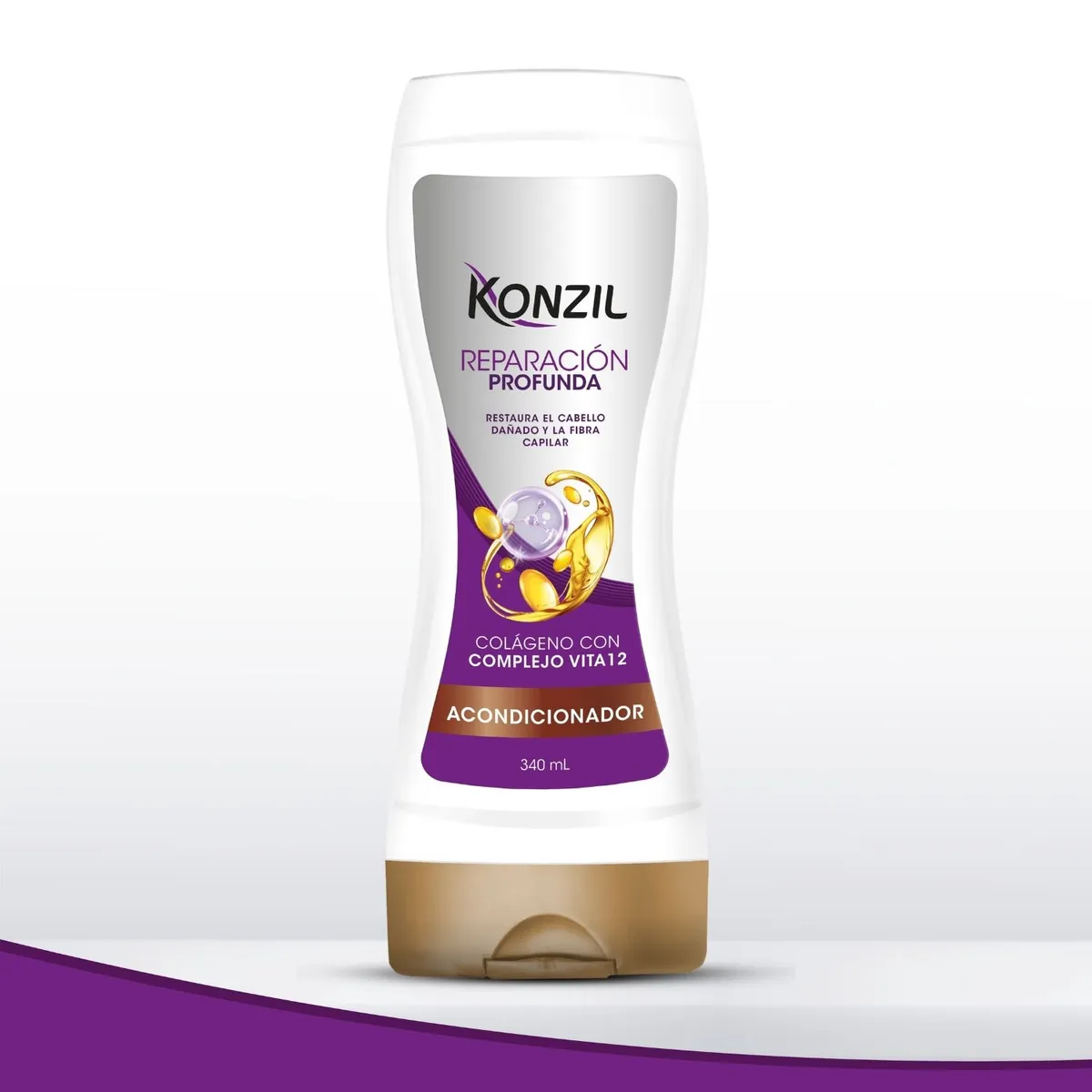 KONZIL - Acondicionador Konzil Reparacion Profunda Colágeno Botella 340 mL