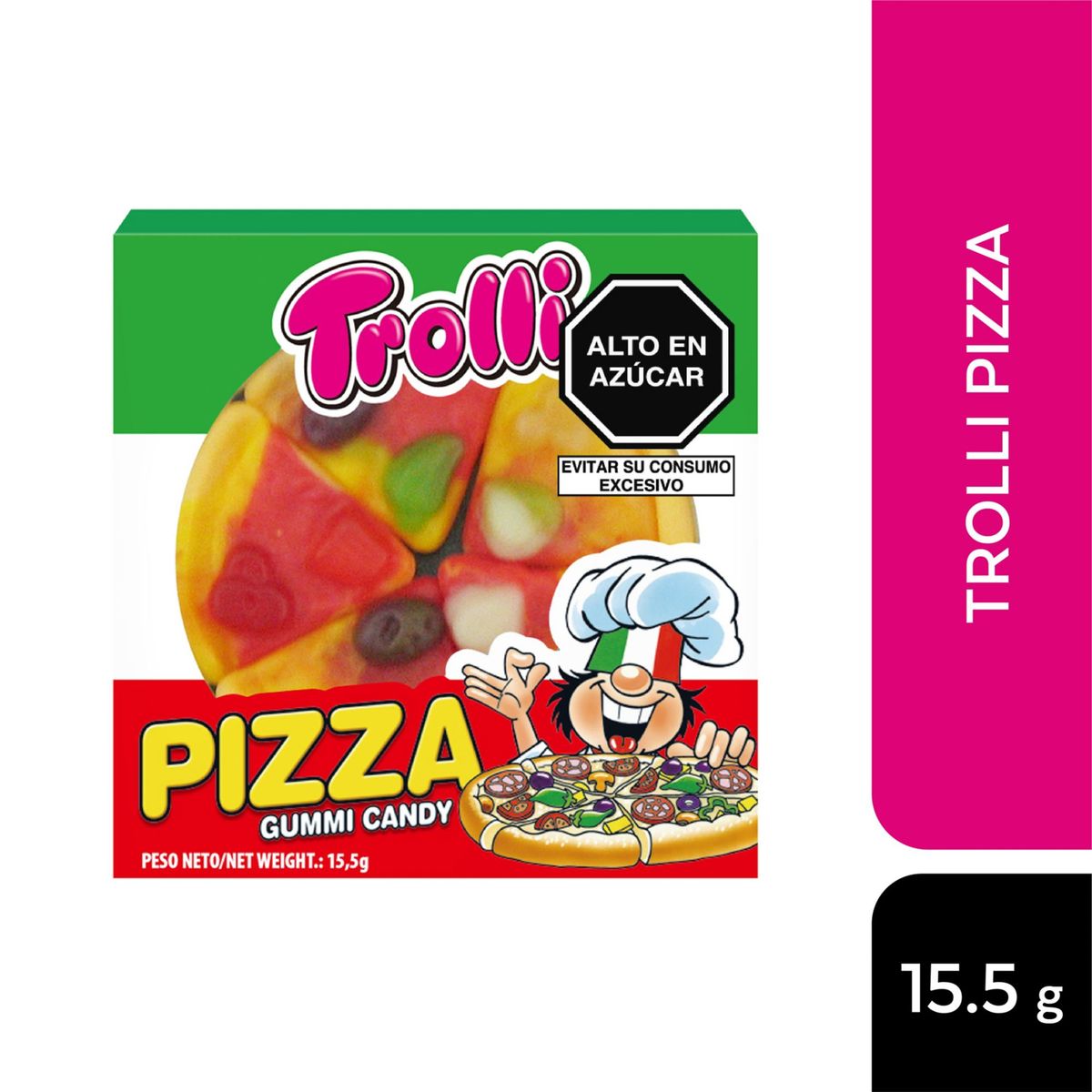TROLLI - Trolli Gummi Pizza x 15.5 gr