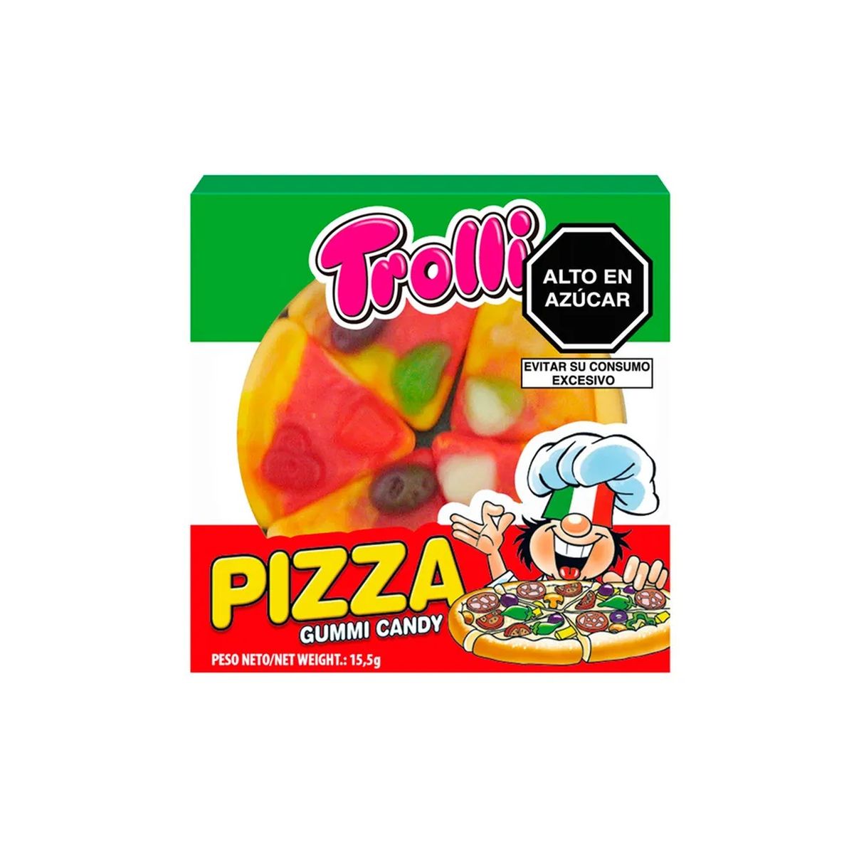 TROLLI - Trolli Gummi Pizza x 15.5 gr