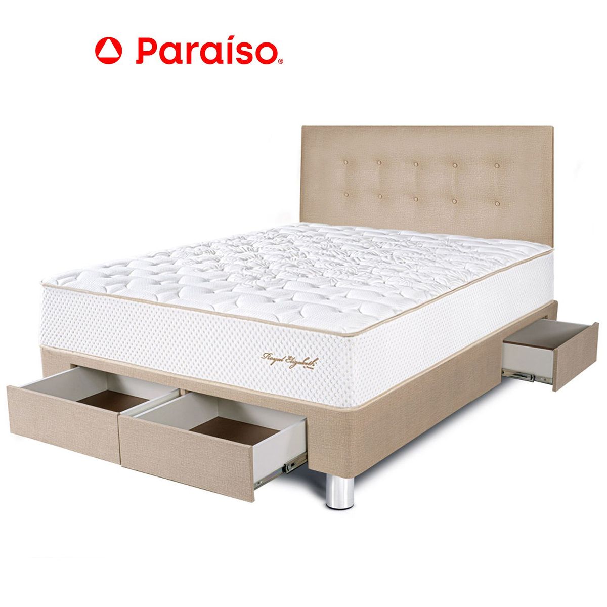 PARAISO - Dormitorio Royal Elizab Caj 2P Cham