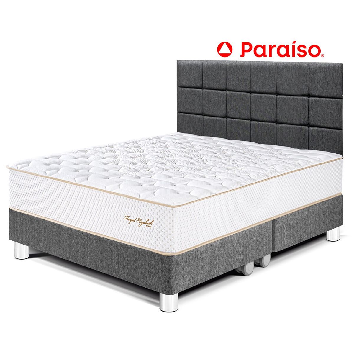 PARAISO - Dormitorio Royal Elizab Qs Cab Blks Gris
