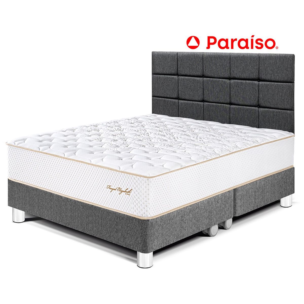 PARAISO - Dormitorio Royal Elizab Ks Cab Blks Gris
