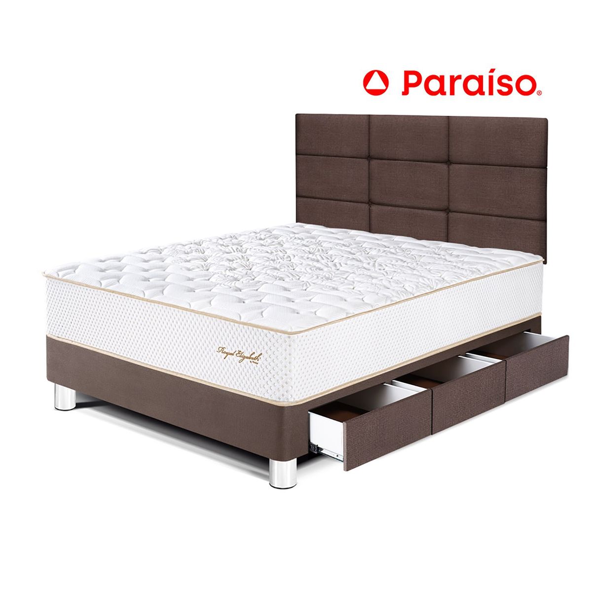 PARAISO - Dormitorio Royal Elizab Caj 1.5P Cab Blks Cho