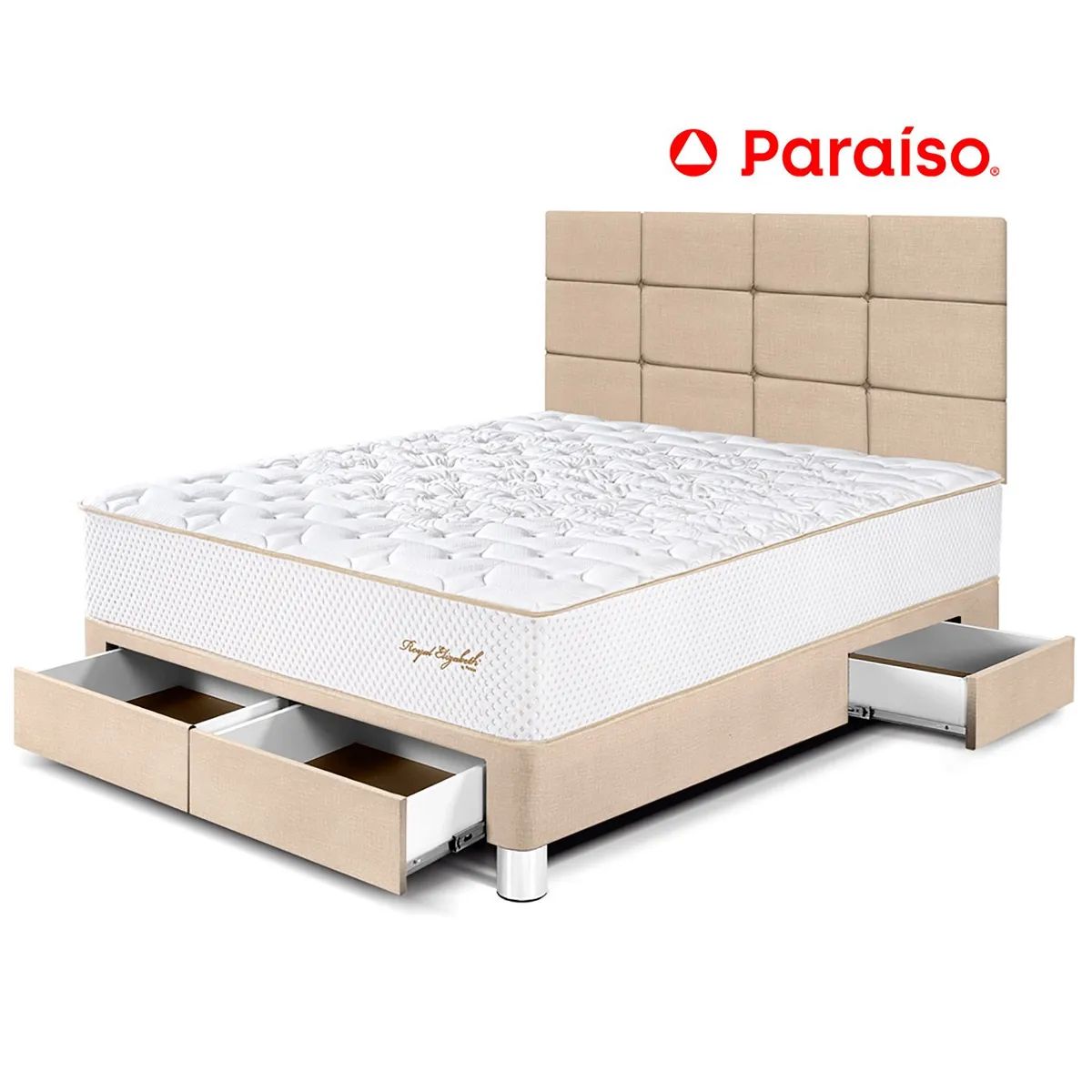 PARAISO - Dormitorio Royal Elizab Caj 2P Cab Blks Cham