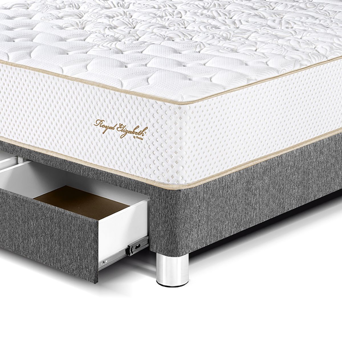 PARAISO - Dormitorio Royal Elizab Caj 2P Cab Blks Gris