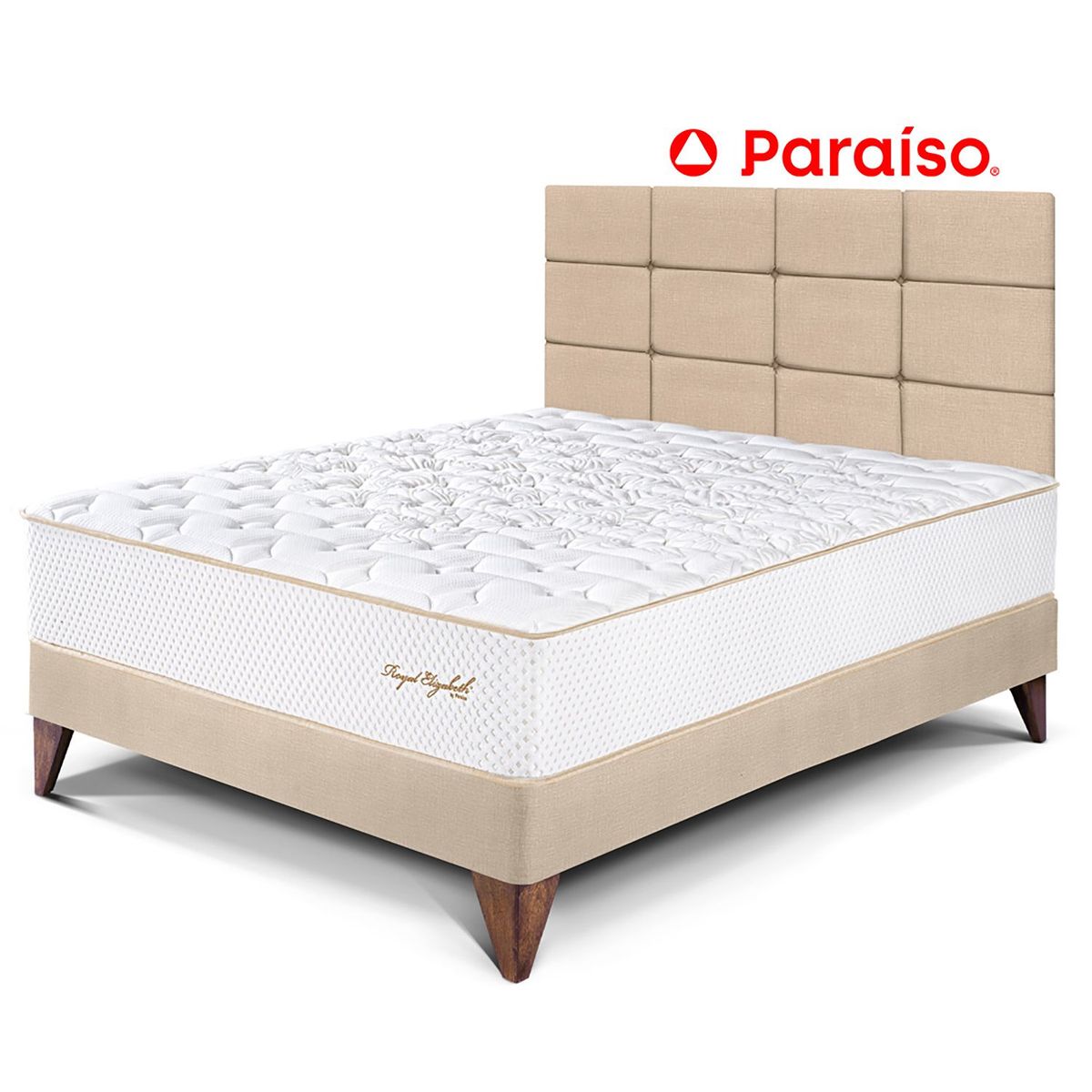 PARAISO - Dormitorio Eur Royal Elizab 2P Cab Blks Cham