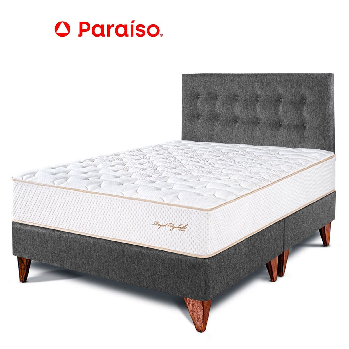 PARAISO - Dormitorio Eur Royal Elizab Qs Gris