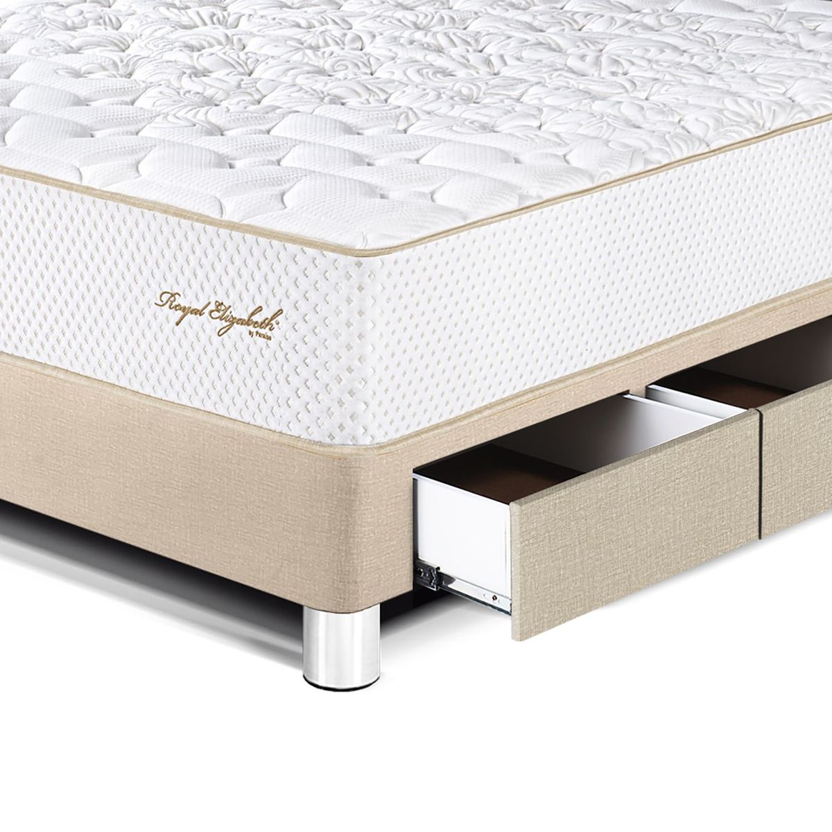 PARAISO - Cama Royal Elizab Caj 1.5P Cham