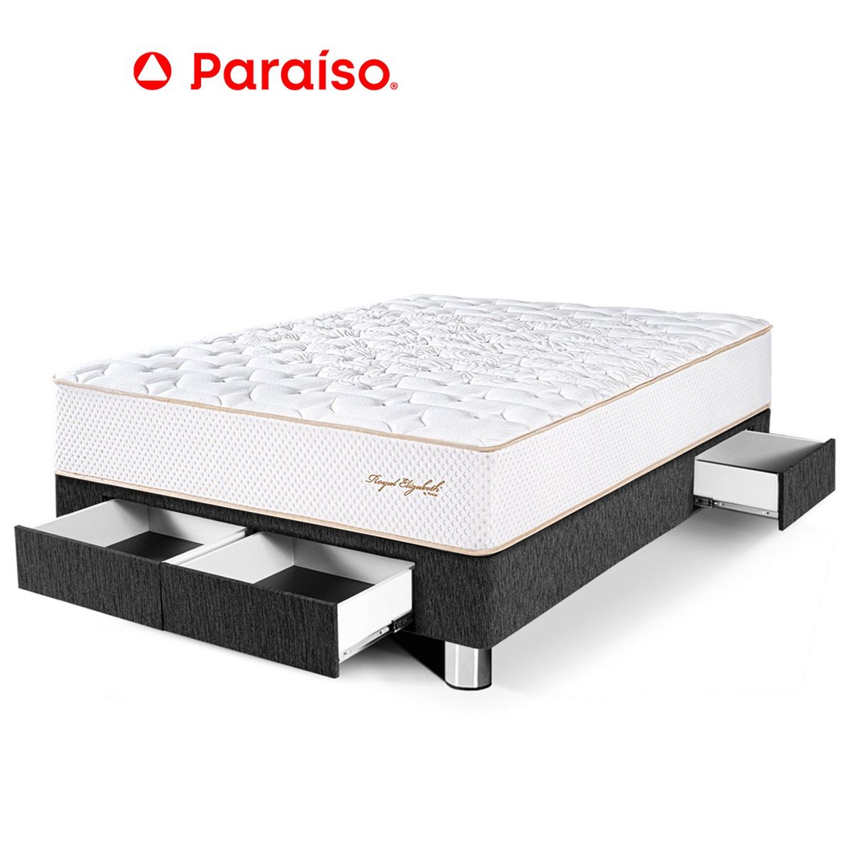 PARAISO - Cama Royal Elizab Caj 2P Char