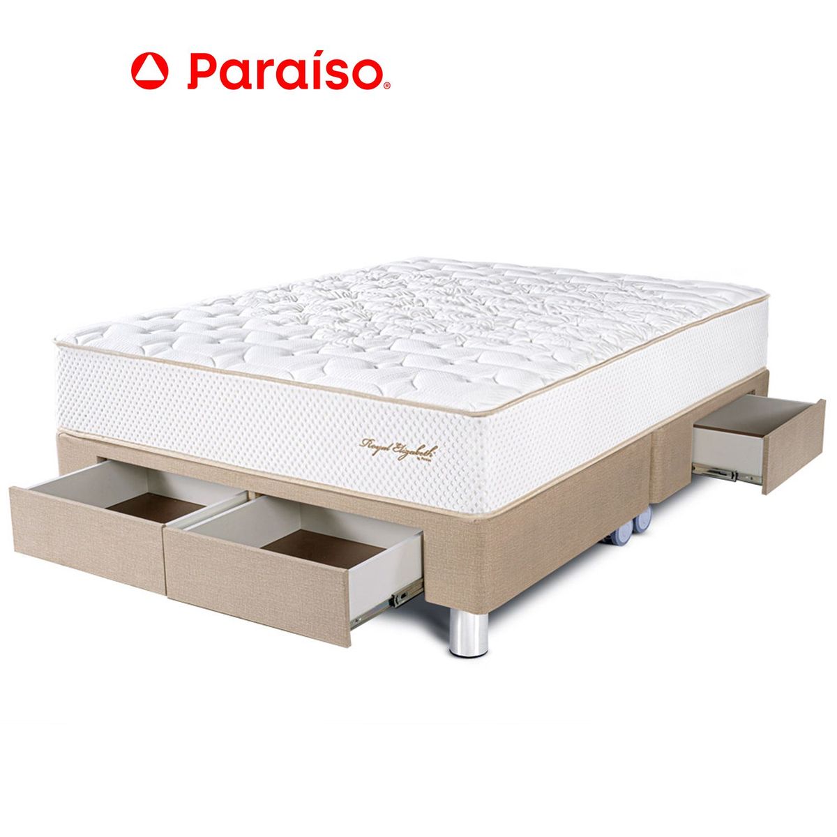 PARAISO - Cama Royal Elizab Caj Ks Cham