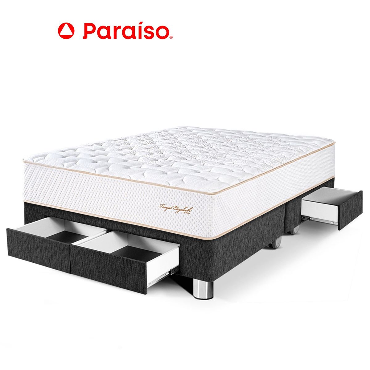 PARAISO - Cama Royal Elizab Caj Ks Char