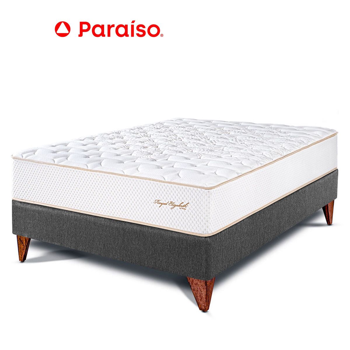 PARAISO - Cama Eur Royal Elizab 1.5P Gris