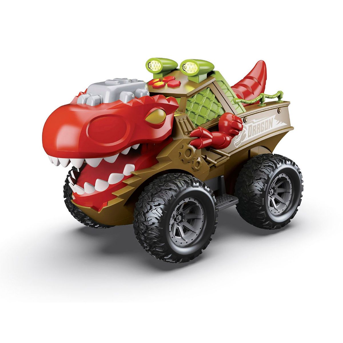  - CAMIONETA DINOSAURIO 24CM CON LUZ Y SONIDO