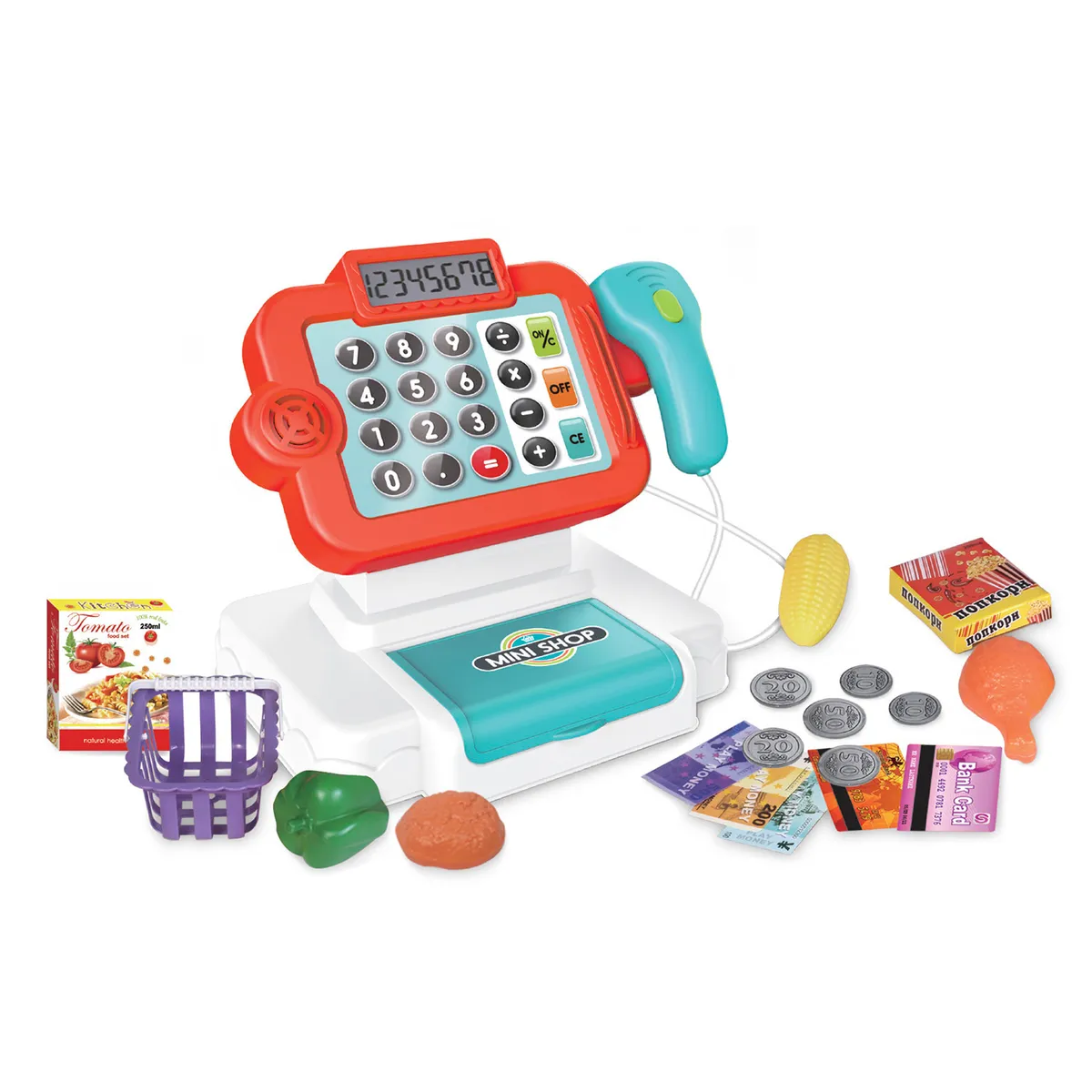 DRIMY - Caja Registradora con Luz y Sonido