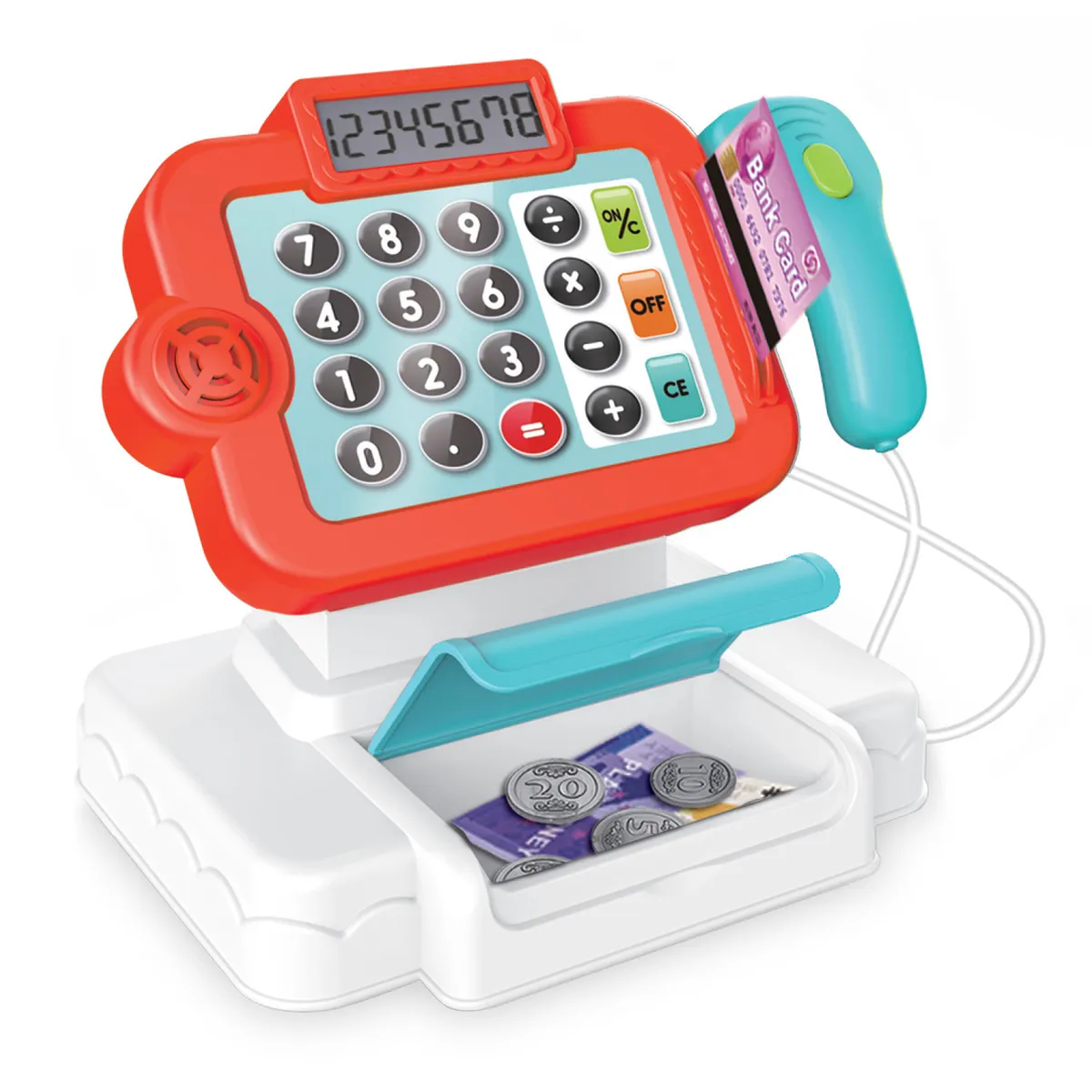 DRIMY - Caja Registradora con Luz y Sonido