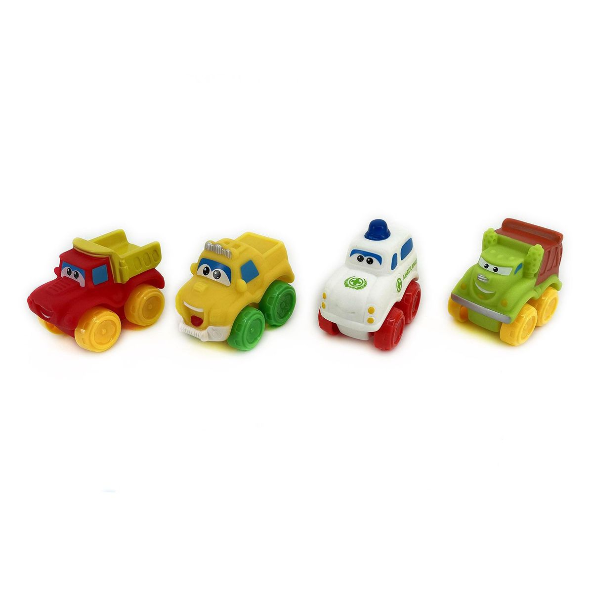 BENIC BABY - Pack x4 Vehículos Vinil