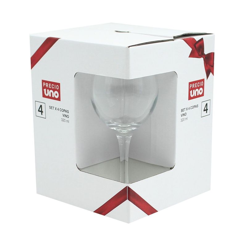  - SET X4 COPAS VINO