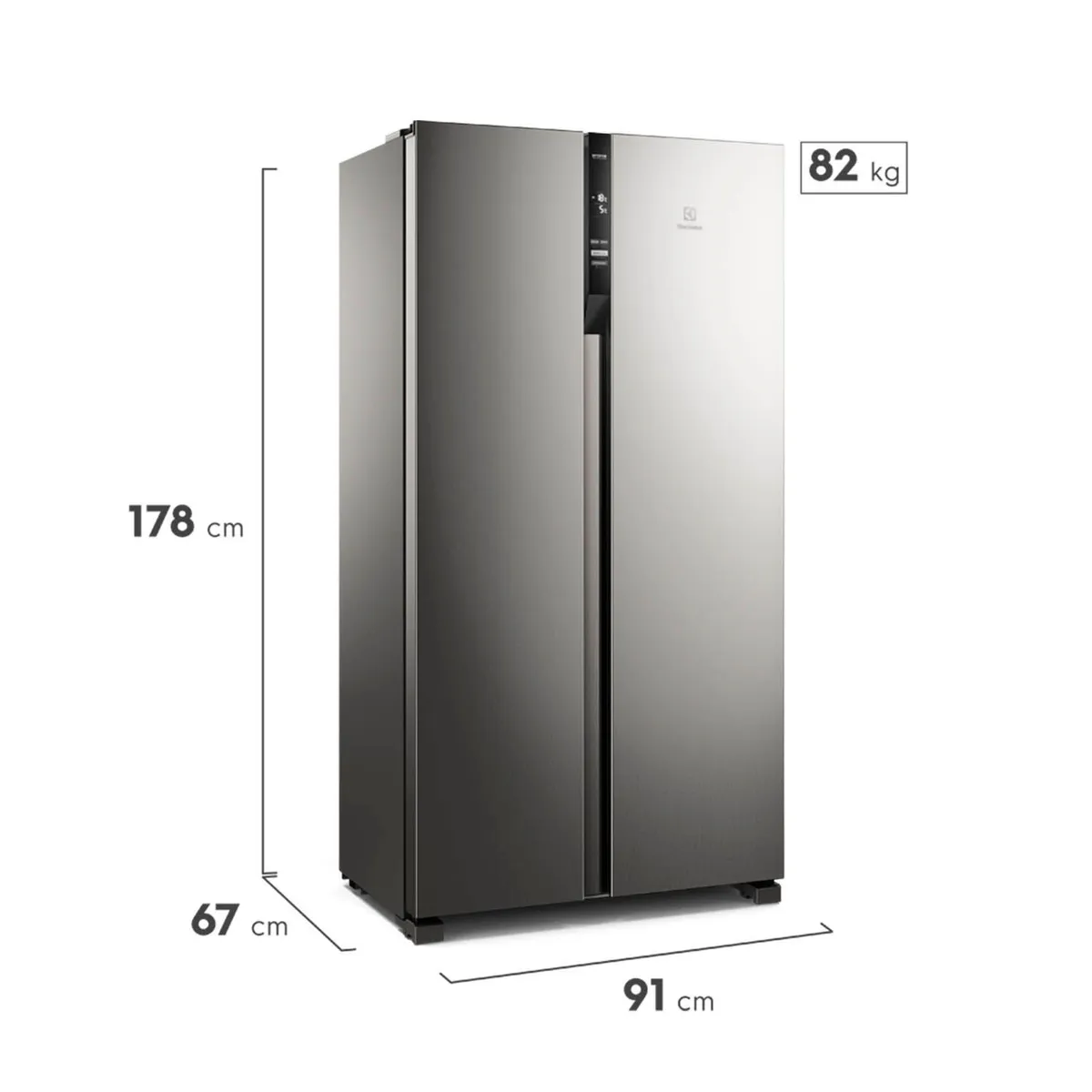 ELECTROLUX - Refrigerador No Frost Side By Side 532L