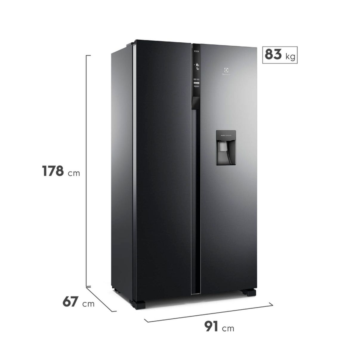 ELECTROLUX - Refrigerador No Frost Side By Side 529L
