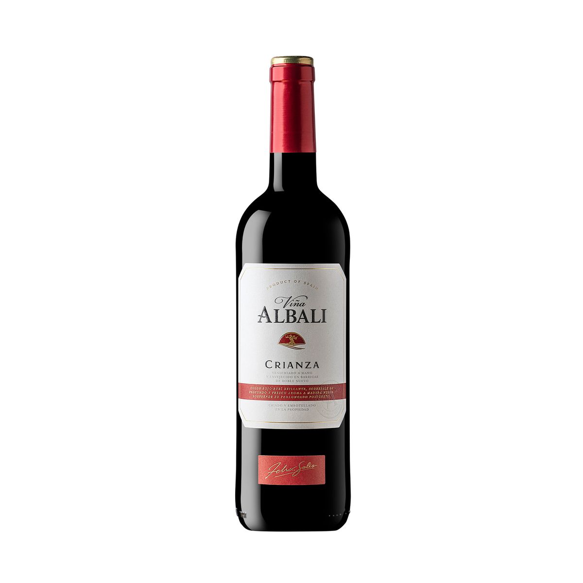 FELIX SOLIS - Vino Felix Solis Viña Albali Crianza Botella 750 mL