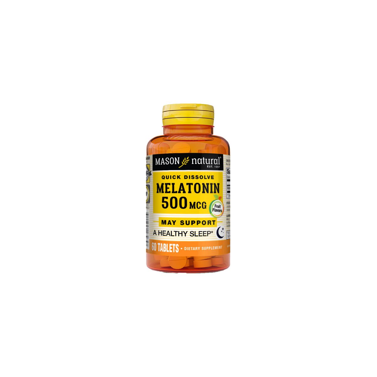 MASON NATURAL - Melatonina Mason Natural 500 MCG Envase 60 Und