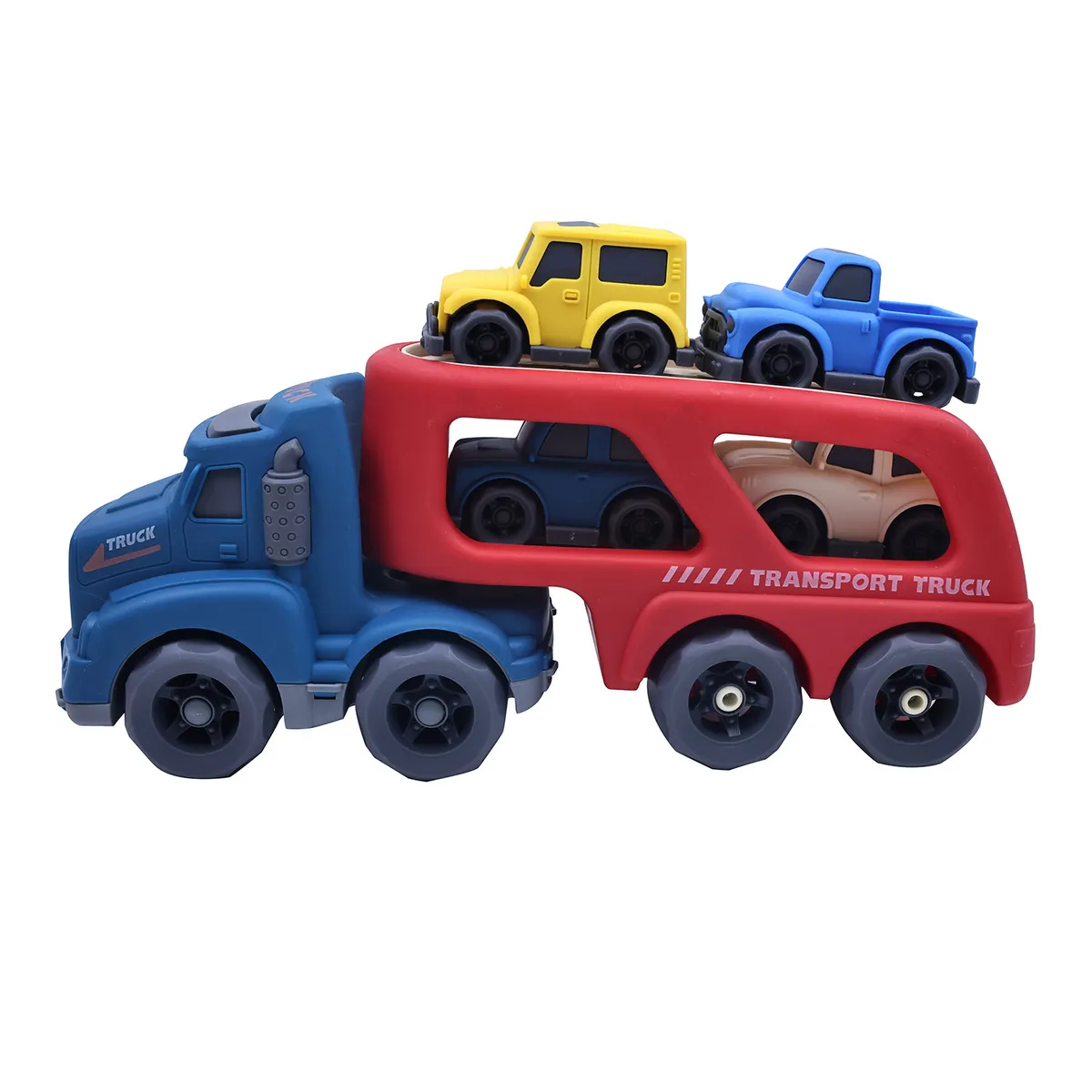 INFANT TOYS - Camión Pre Escolar Transportador con 4 Autos