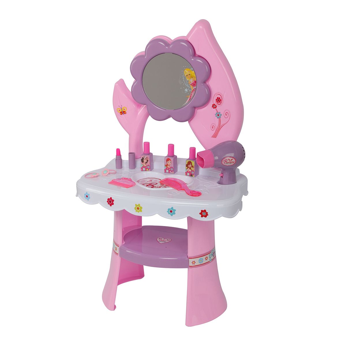 KIDS'N PLAY - Tocador Flor Lys con 10 Accesorios