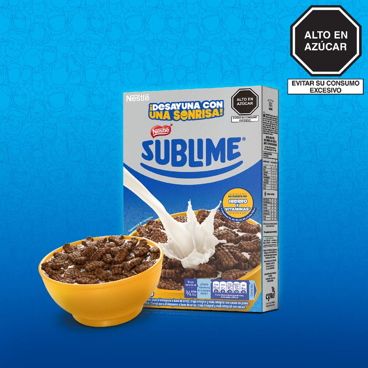 SUBLIME - Cereal Nestlé Sublime Trigo Maíz Cacao Caja 230 g