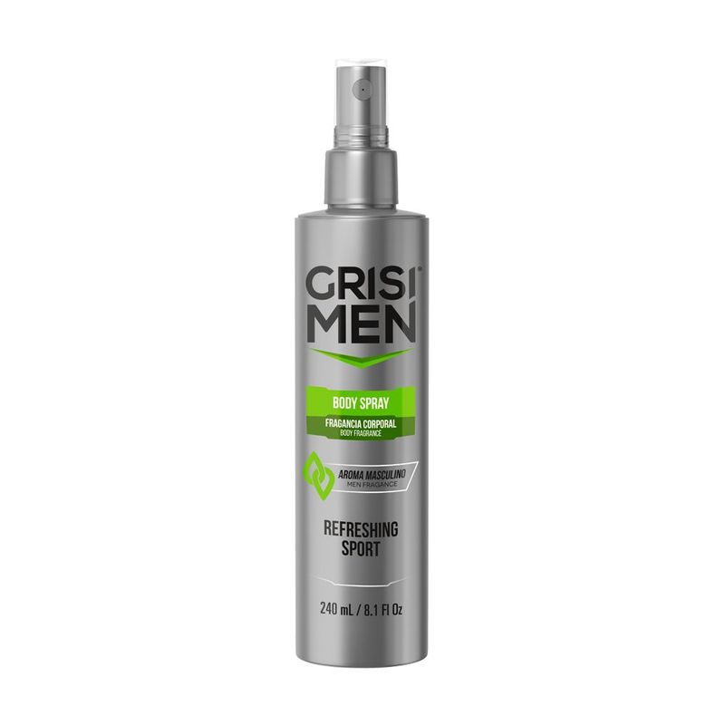 GRISI MEN - Fragancia Corporal Grisi Men Refresh Sport 240 ml
