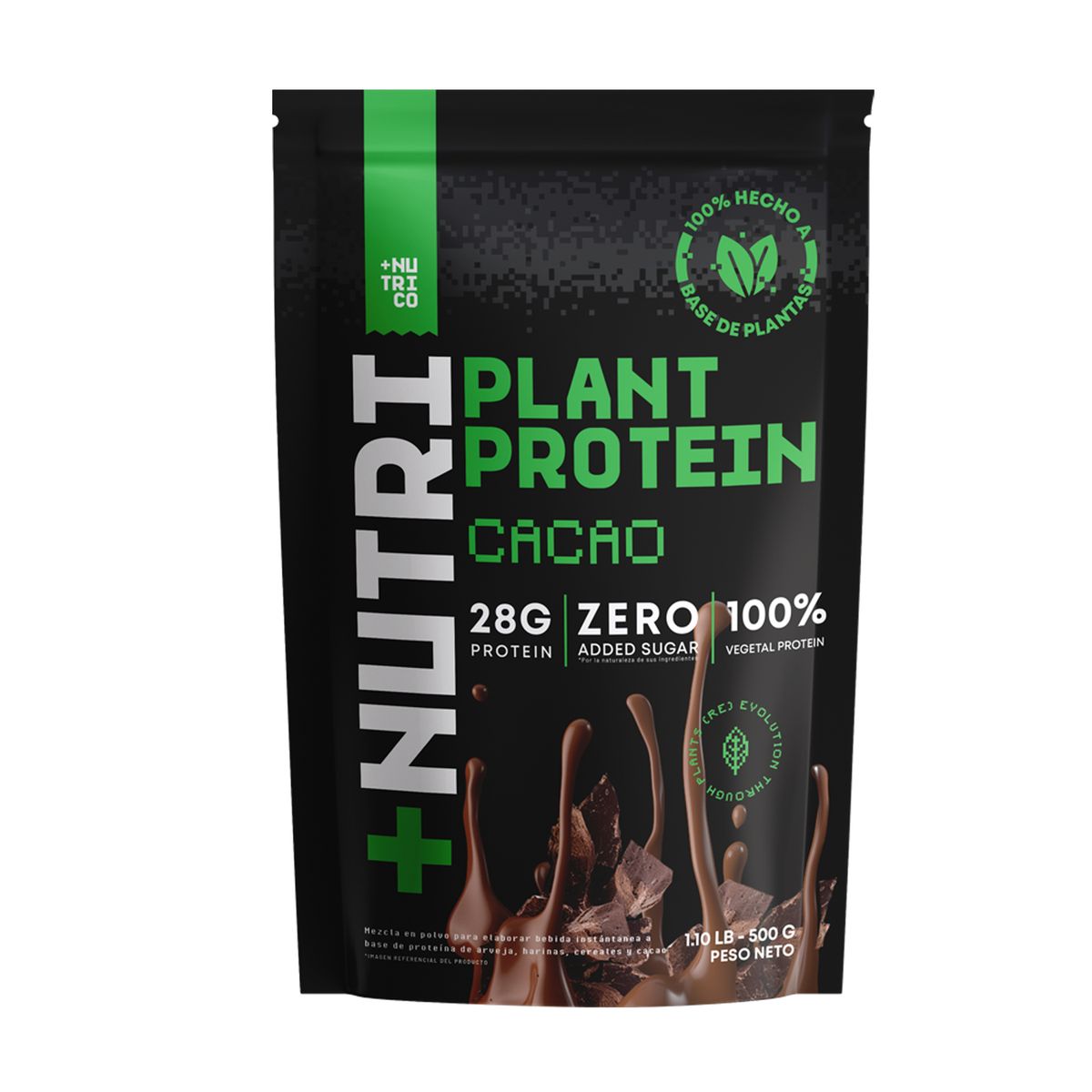 NUTRICO - Proteína Vegetal NutriCo Cacao Doypack 500 g