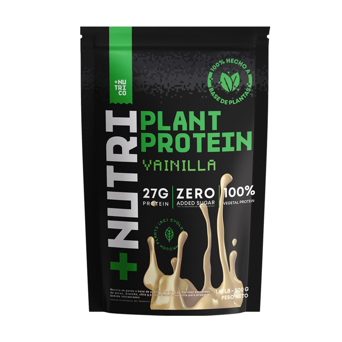 NUTRICO - Proteína Vegetal NutriCo Vainilla Doypack 500 g