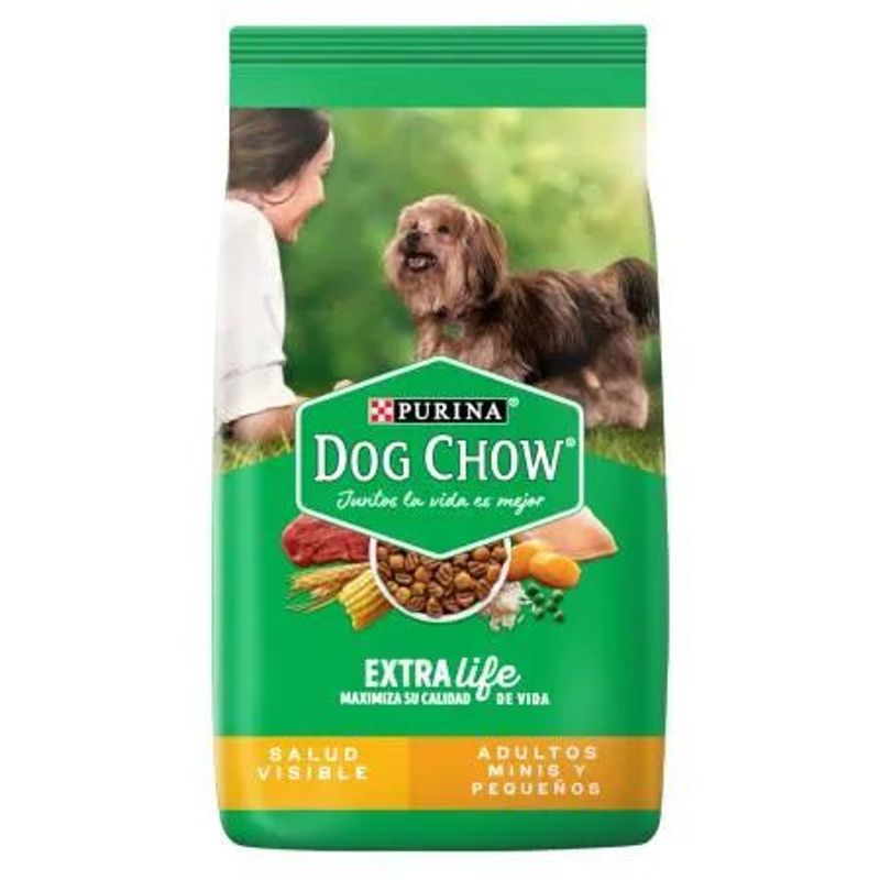 DOG CHOW - Alimento para perros Dog Chow Extra Life Adulto Mini sabor Carne Pollo 3kg