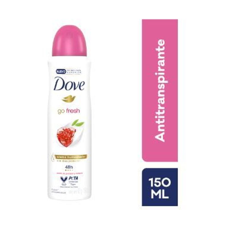 DOVE - Antitranspirante Dove Go Fresh Granada Verbena Aerosol x 150 mL