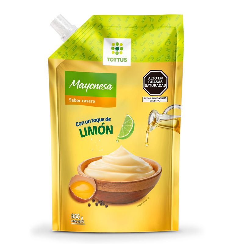 TOTTUS - Mayonesa Tottus Doypack 850 g