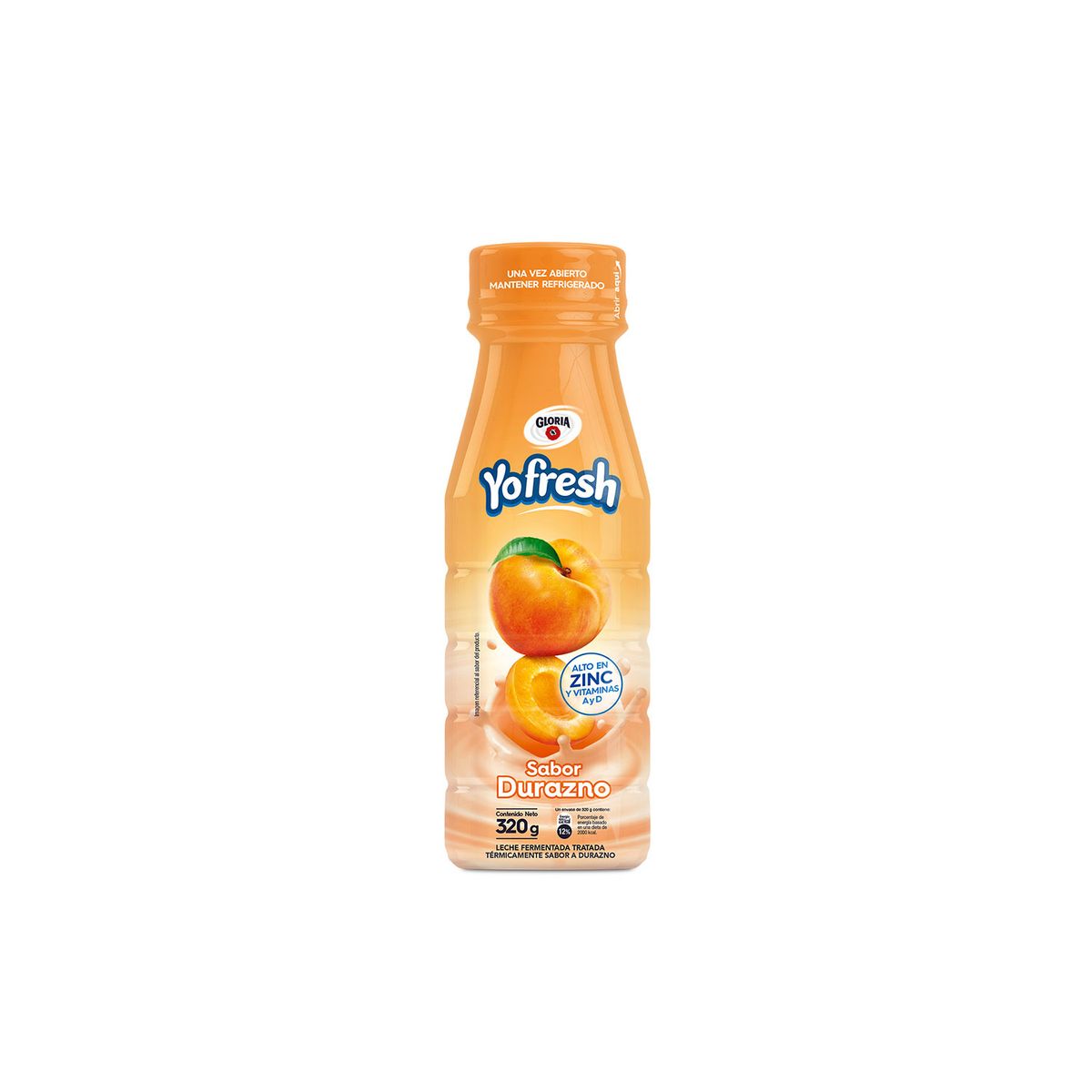 YOFRESH - Yogurt Yofresh Durazno Pote 320 g