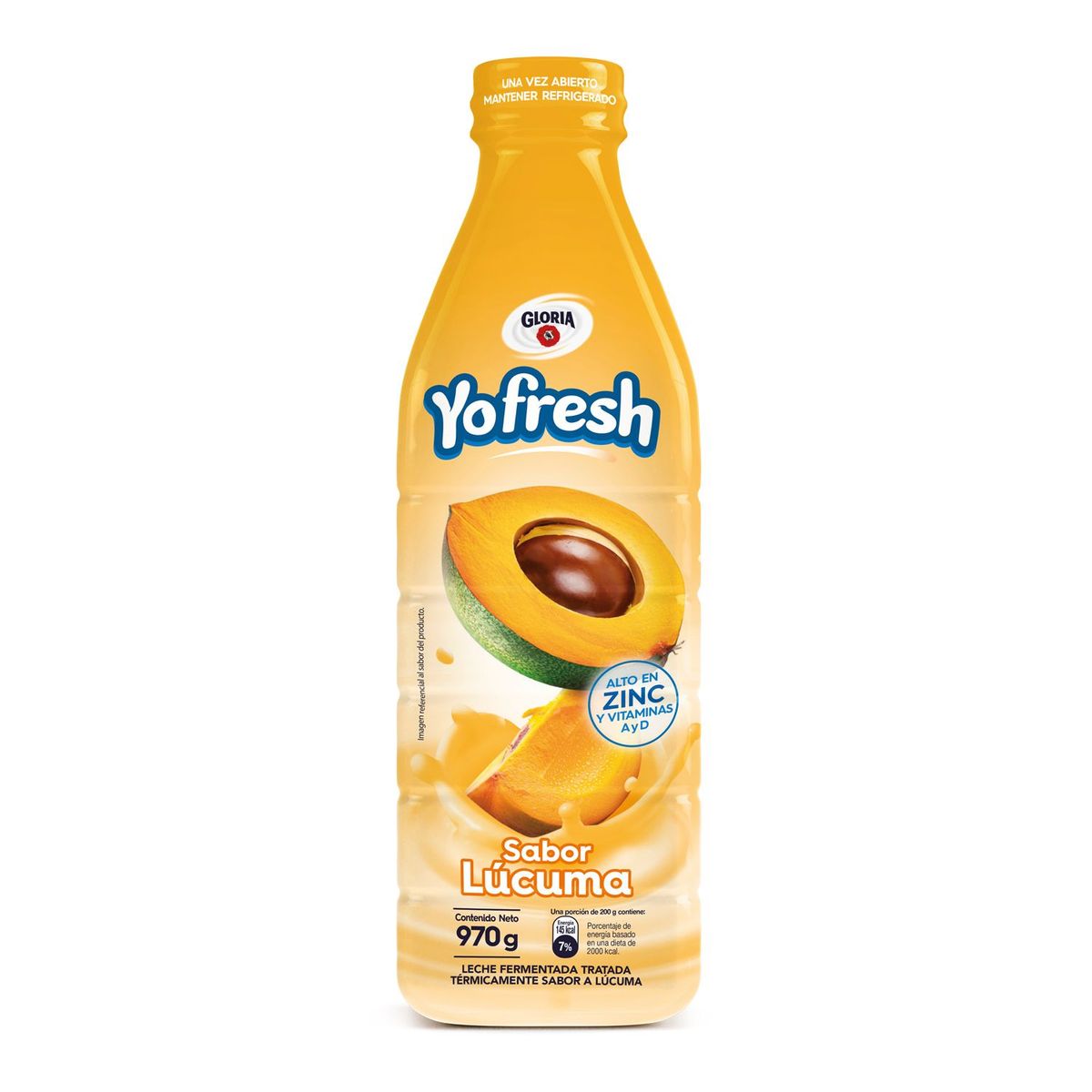 YOFRESH - Yogurt Yofresh Lúcuma Botella 970 g