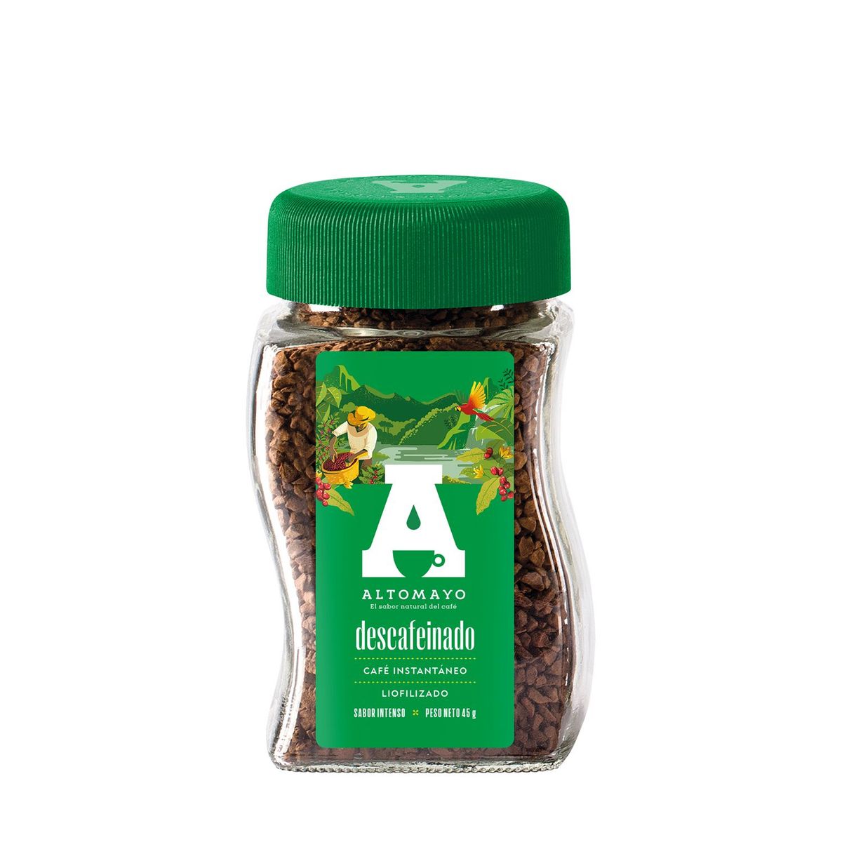 ALTOMAYO - Café Instantáneo Descafeinado Altomayo Envase 45 g