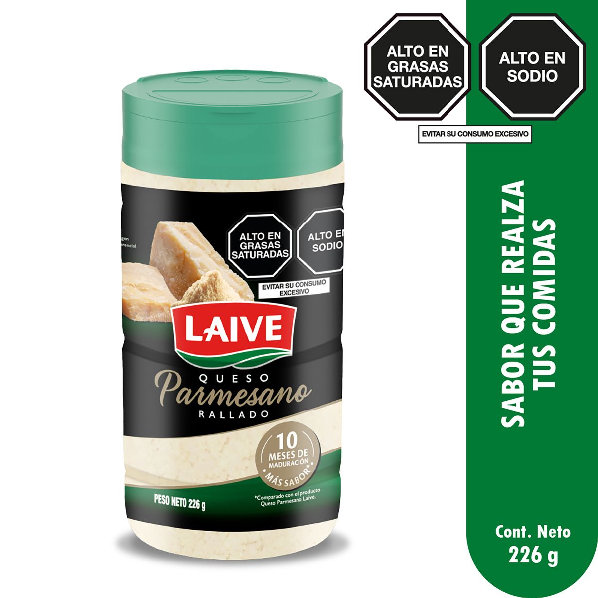 LAIVE - Queso Parmesano Rallado Laive Envase 226 g