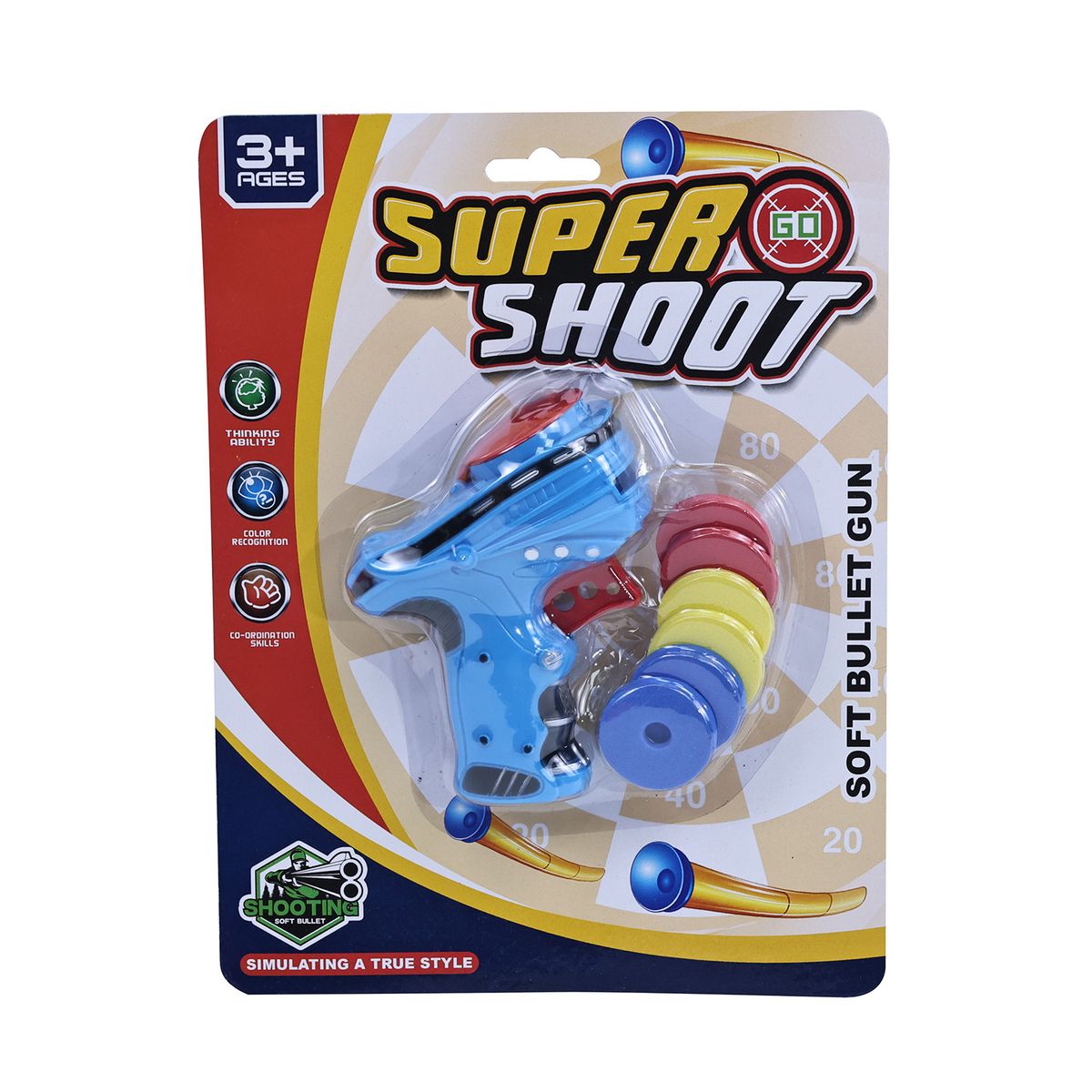 SHEN HUA - Pistola Suave Eva Lanza Discos de Espuma