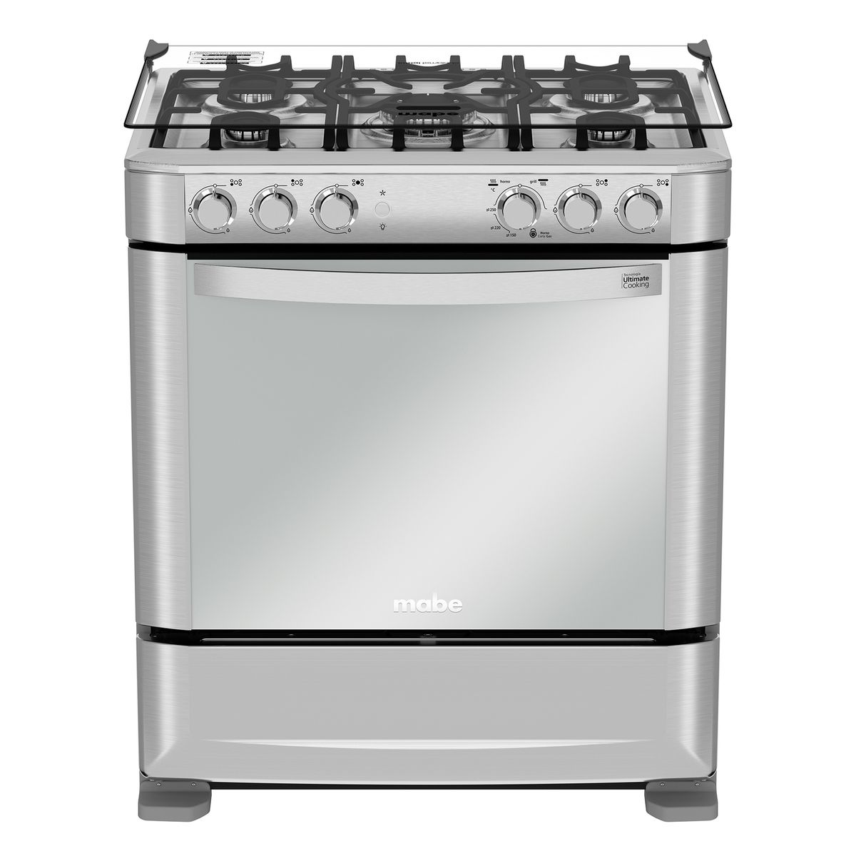 MABE - Cocina de Piso a gas 76 cm Inox Mabe CMP7640FX0