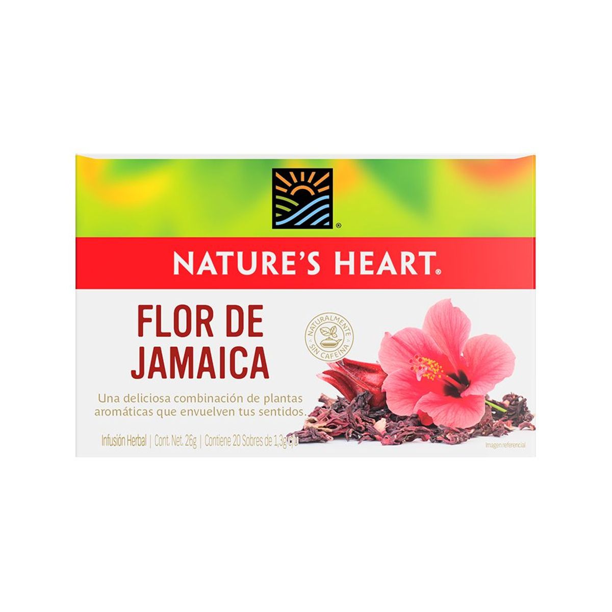 NATURES HEART - Infusión Natures Heart Flor Jamaica Caja 20 Sobres