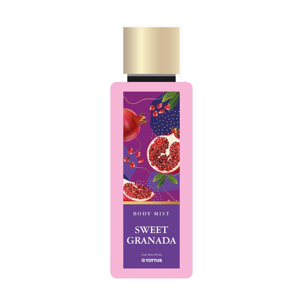 TOTTUS - Body Mist Tottus Granada Envase 250 mL