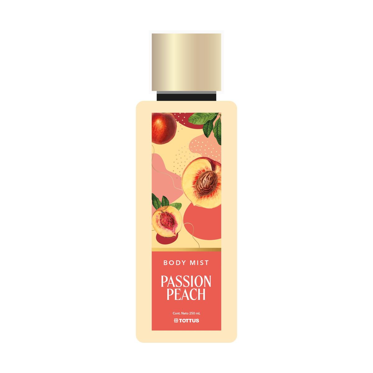 TOTTUS - Body Mist Tottus Peach Envase 250 mL
