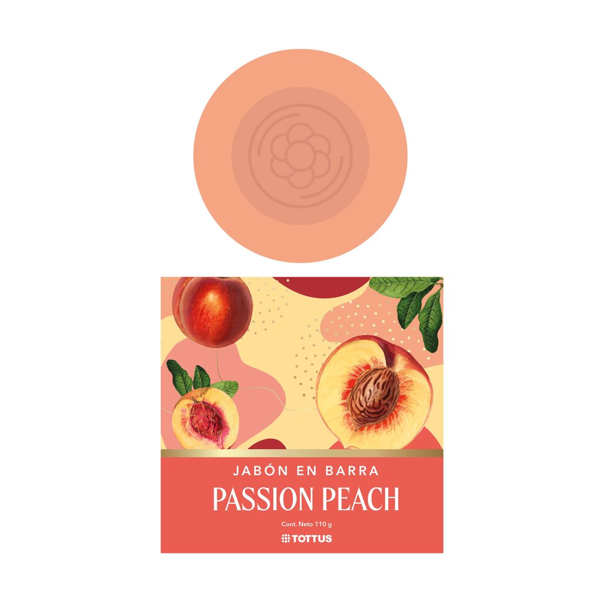TOTTUS - Jabón en Barra Tottus Peach Empaque 110 g