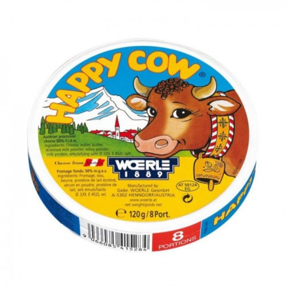 HAPPY COW - Queso Fundido Happy Cow Empaque 120 g