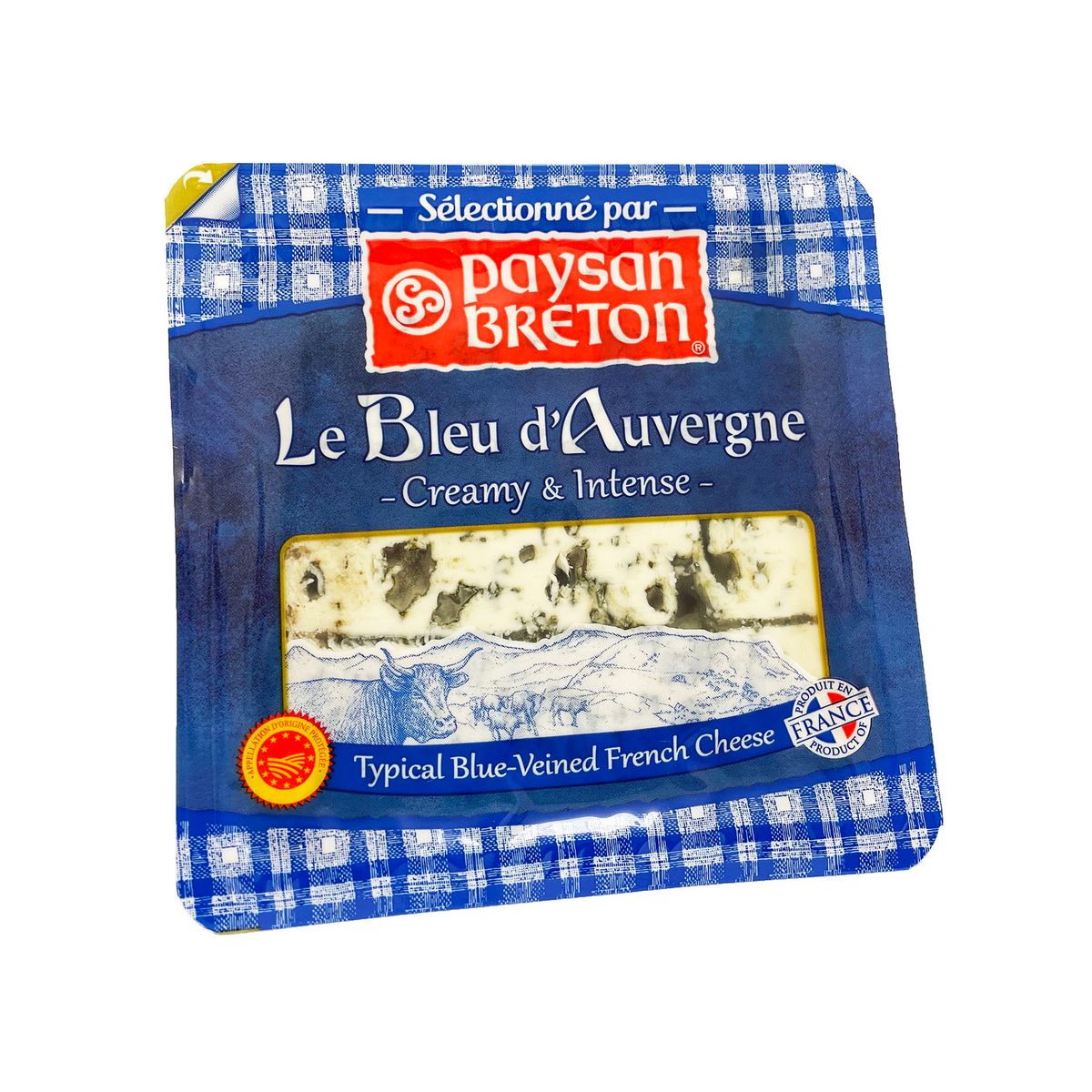 PAYSAN BRETON - Queso Bleu dAuvergne Paysan Breton Empaque 125 g