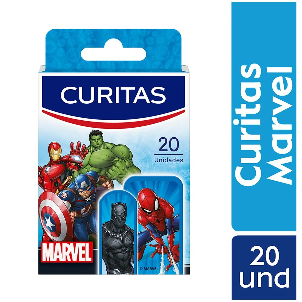 CURITAS - Curitas Niños Marvel Caja 20 Und