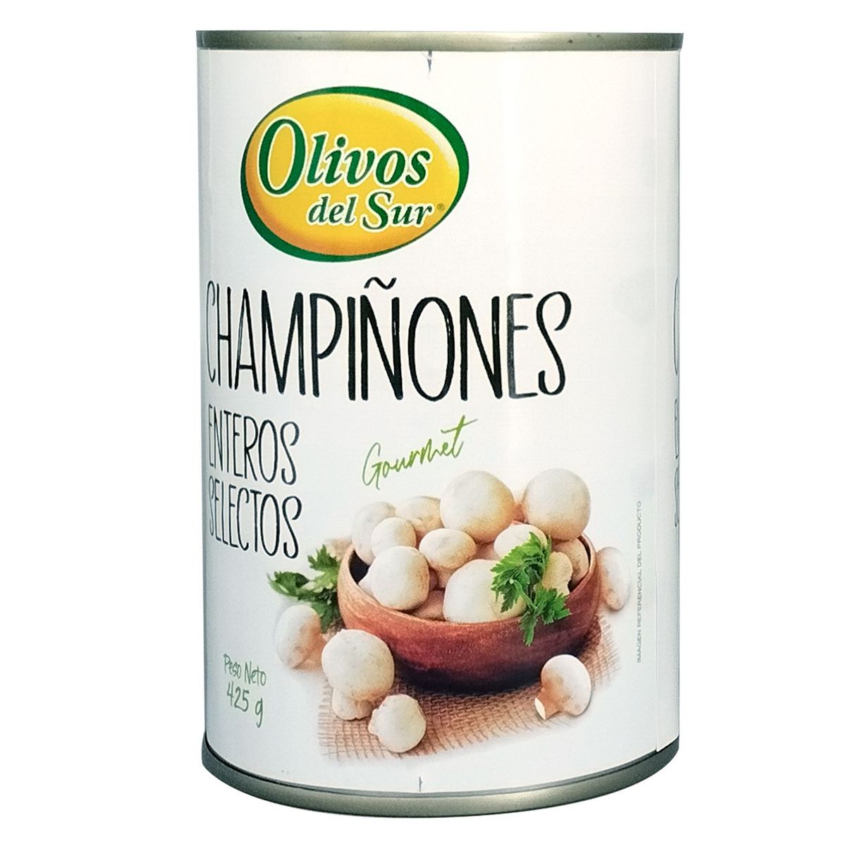 OLIVOS DEL SUR - Champiñones Olivos del Sur Lata 425 g