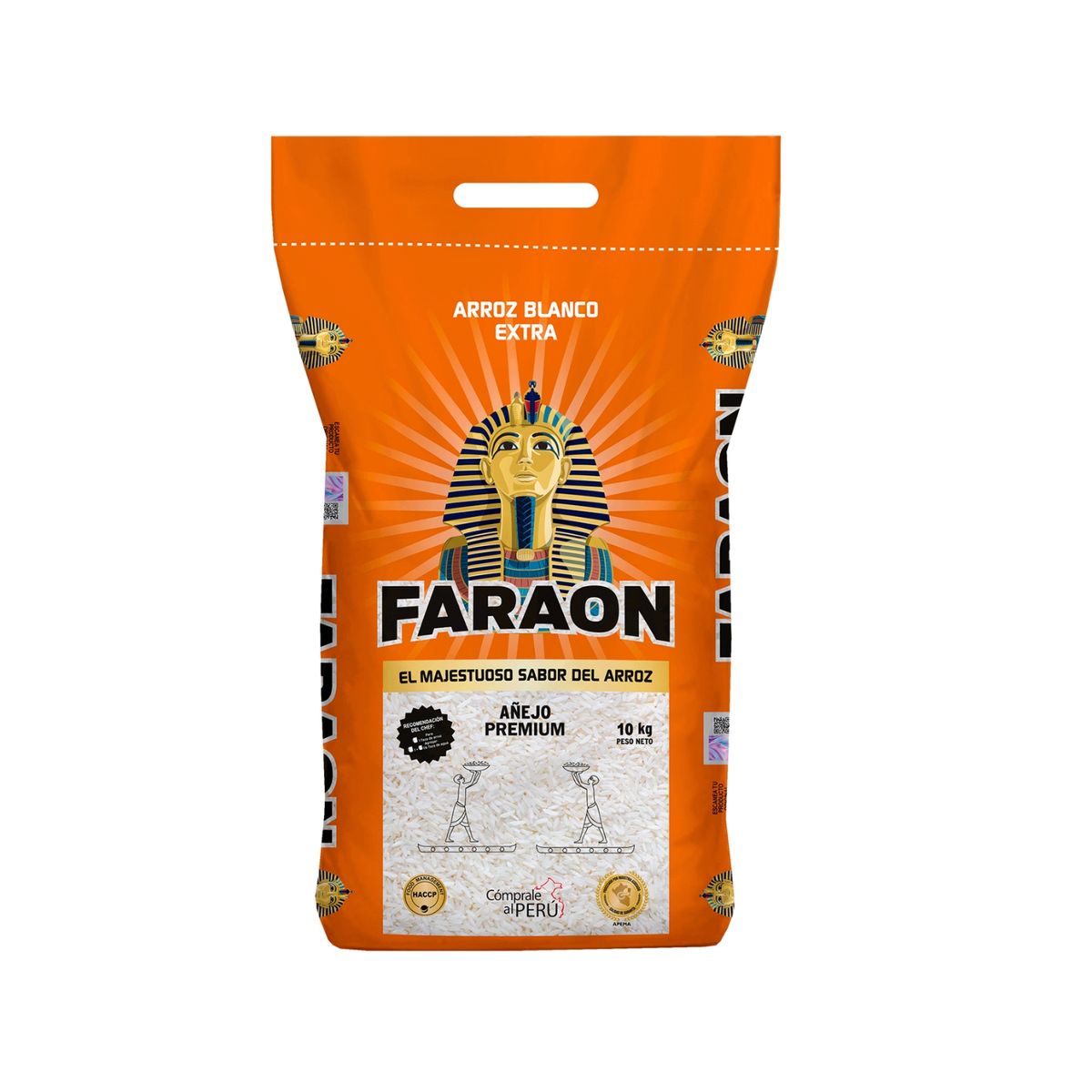 FARAON - Arroz Faraón Extra Añejo Premium Bolsa 10 Kg