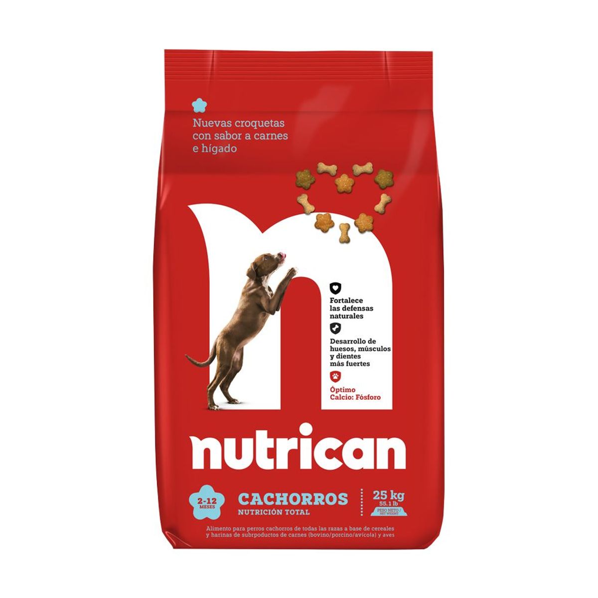 NUTRICAN - Alimento Seco Cachorros Nutrican Nutrición Total Bolsa 25 Kg